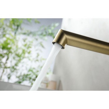 Смеситель встраиваемый раковины GANZER GZ19144-S Матовое золото