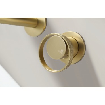 Смеситель встраиваемый раковины GANZER GZ19144-S Матовое золото