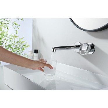 Смеситель встраиваемый раковины GANZER GZ19144-Хром