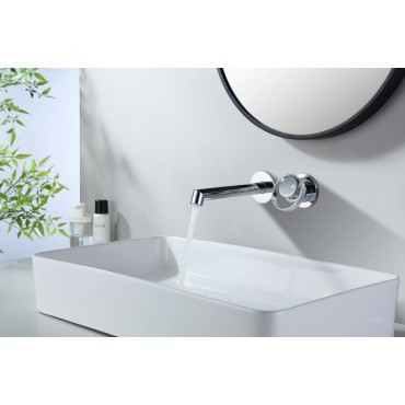 Смеситель встраиваемый раковины GANZER GZ19144-Хром