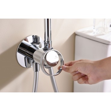 Смеситель встраиваемый с гигиеническим душем GANZER GZ19157 хром