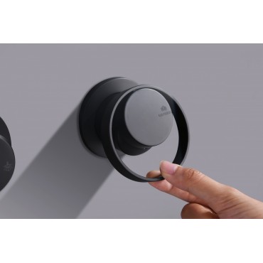 Встраиваемая душевая система GANZER 19165 Чёрная