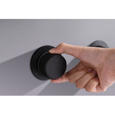 Встраиваемая душевая система GANZER 19165 Чёрная