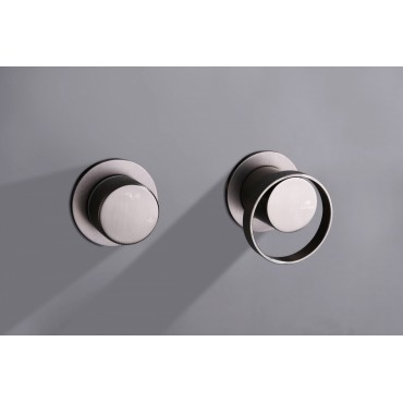 Встраиваемая душевая система GANZER 19165-Q Оружейная сталь