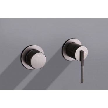 Встраиваемая душевая система GANZER 19165-Q Оружейная сталь