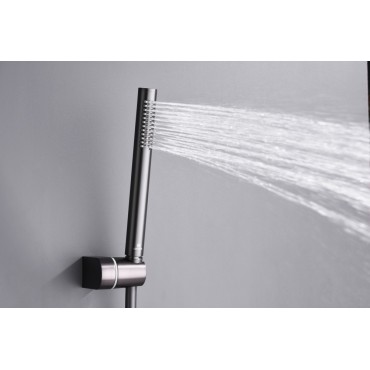 Встраиваемая душевая система GANZER 19165-Q Оружейная сталь