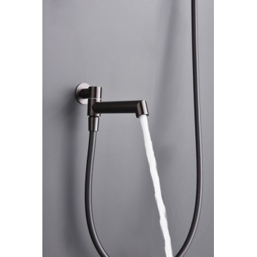 Встраиваемая душевая система GANZER 19165-Q Оружейная сталь