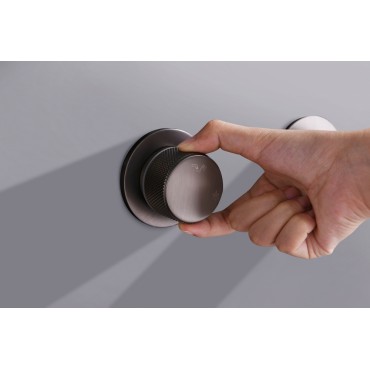 Встраиваемая душевая система GANZER 19165-Q Оружейная сталь