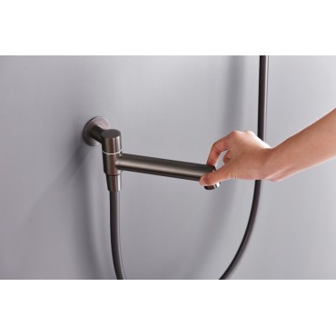 Встраиваемая душевая система GANZER 19165-Q Оружейная сталь