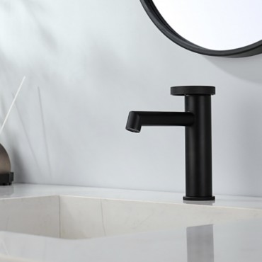 Смеситель для раковины GANZER 19111-C Чёрный