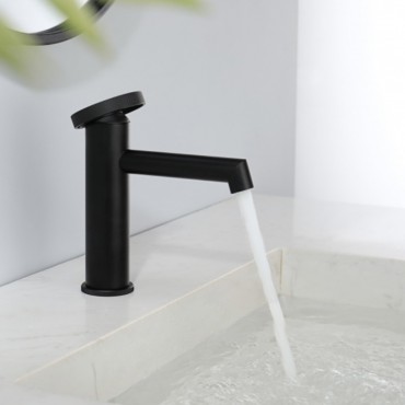 Смеситель для раковины GANZER 19111-C Чёрный