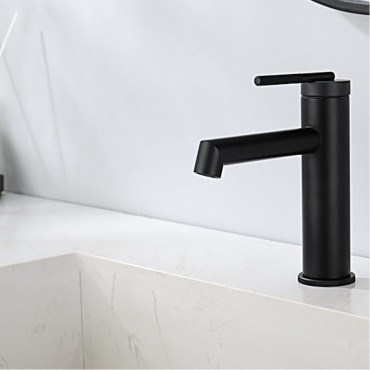 Смеситель для раковины GANZER 19111-C Чёрный