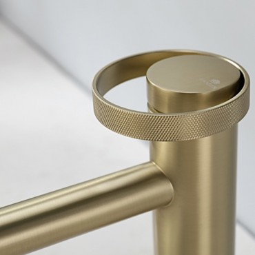 Смеситель для раковины GANZER 19111-S Матовое золото