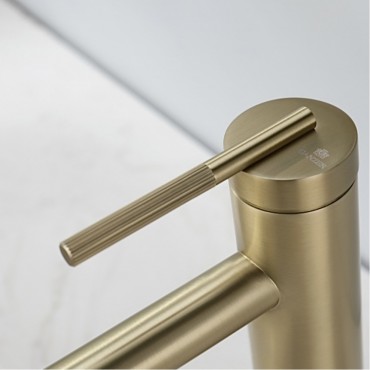 Смеситель для раковины GANZER 19111-S Матовое золото