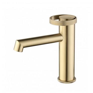 Смеситель для раковины GANZER 19111-S Матовое золото