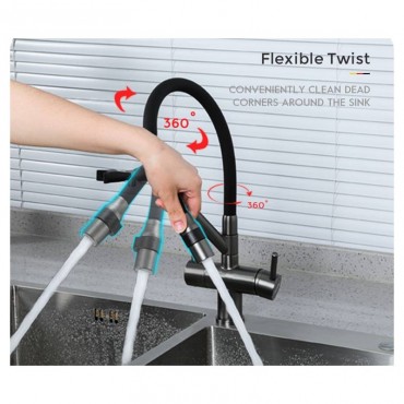 Смеситель для кухонной Gappo 4398-89 под фильтр