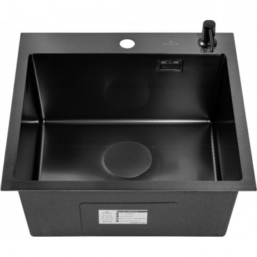Кухонная мойка Roxen Snake 560220-45-BS PVD графит