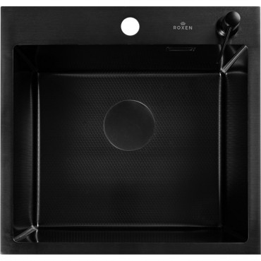 Кухонная мойка Roxen Snake 560220-45-BS PVD графит
