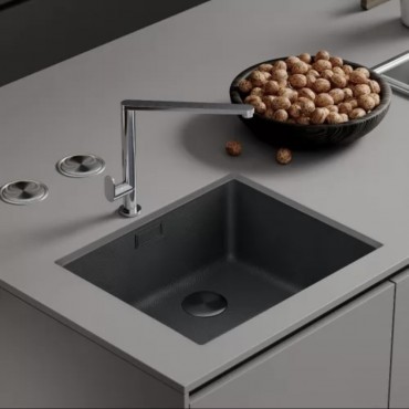 Кухонная мойка Roxen Uno 560210-54-BS PVD графит