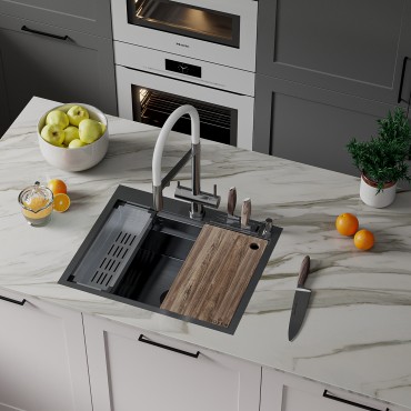 Кухонная мойка Roxen Stage 560250-60B