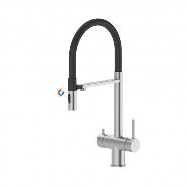 Смеситель для кухонной мойки VIEIR 15019 (сатин)