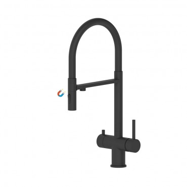 Смеситель для кухонной мойки VIEIR 15019C (чёрный)