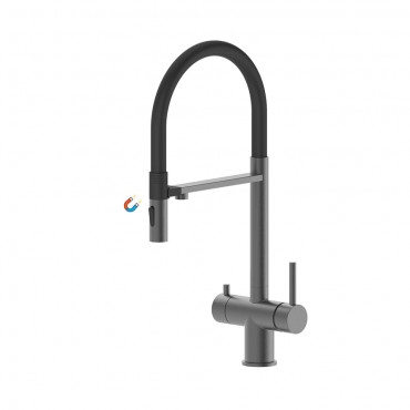 Смеситель для кухонной мойки VIEIR 15019-G (графит)