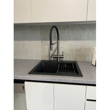 Смеситель для кухонной мойки VIEIR 15019 (сатин)