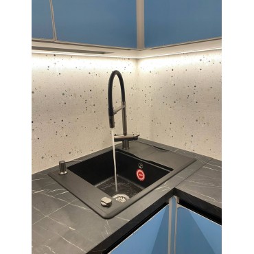 Смеситель для кухонной мойки VIEIR 15019-G (графит)