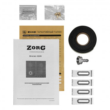 Газовая варочная панель ZORG HAG61 FDW black