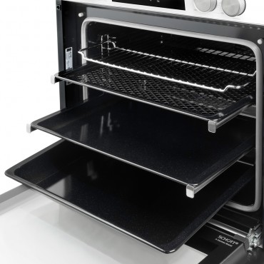 Электрический духовой шкаф с функцией готовки на пару ZorG BE12 white