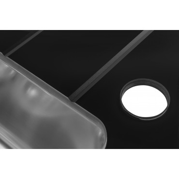 Мойка со стеклом ZorG GS 6250 black