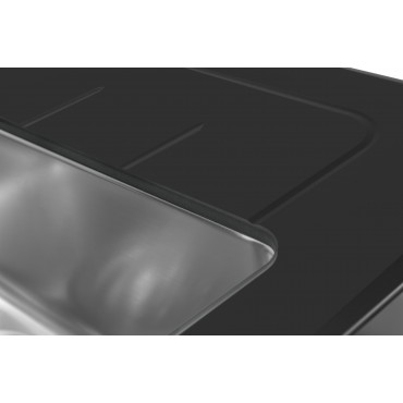 Мойка со стеклом Zorg GS 7850-2 black